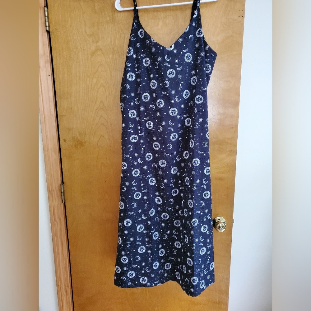 Black maxi celestial dress